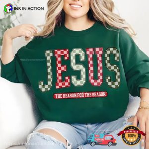 Jesus The Reason For The Season Retro Christmas Jesus Shirt
