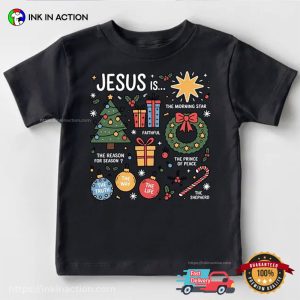 Jesus Is The Reason Christmas Retro Jesus Christmas Shirt