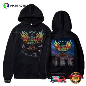 Journey Band Final Frontier Tour 2026 2 Sided Shirt Journey Band Final Frontier Tour 2026 2 Sided Shirt