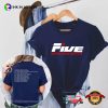 Keep On Movin’ FIVE Boy Band Concert Music T-shirt
