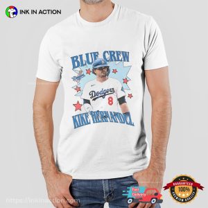 Kike Hernandez Blue Crew Los Angeles Dodgers Baseball T-shirt