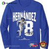 Kike Hernandez Los Angeles D Baseball Players T-shirt