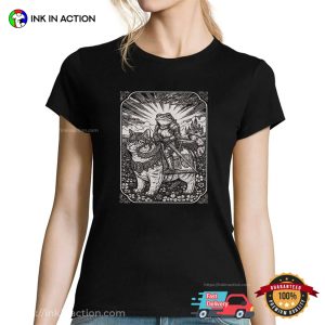 Knight Frog And Cat Dark Fantasy Shirt InkInAction.com
