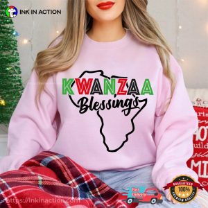 Kwanzaa Blessings, African Pride Celebration Shirt 2 InkInAction.com