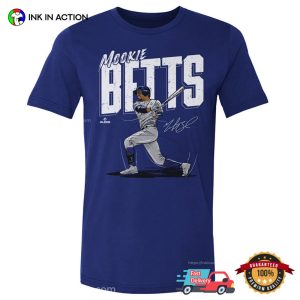 LA Dodgers Mookie Betts Swing Graphic Shirt