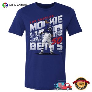 LA Mookie Betts 50 Signature Shirt
