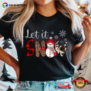 Let It Snow Christmas Snowflake Shirt