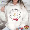 Let It Snow Snowman Teacher Christmas Shirt