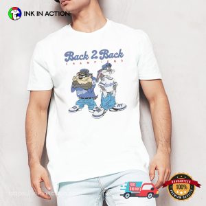 Looney Tunes Dodgers Back2back Champions 2025 Graphic Cartoon Shirt