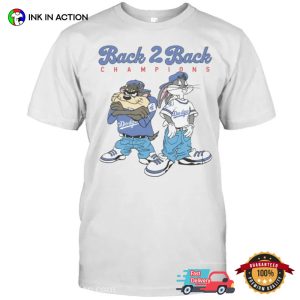 Looney Tunes dodgers back2back champions 2025 Graphic Cartoon Shirt 3 InkInAction.com