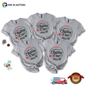 Custom Making Memories Together Christmas Crew 2025, Family Xmas Shirts