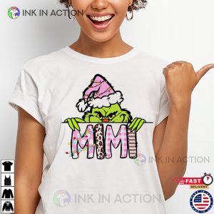 Mama Grinch Christmas Evil Smile Shirt InkInAction.com