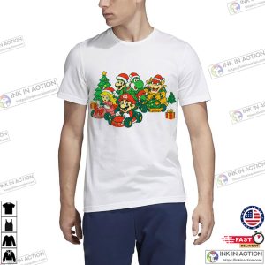 Mario Kart Christmas Holiday Racing Funny Xmas Gift T-Shirt