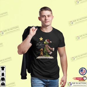 Maybe Christmas Perhaps Means A Little Bit More, Merry Grinchmas Graphic Shirt 3 InkInAction.com