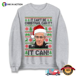 Mick McCarthy It Can’t Be Christmas Ugly Christmas Shirt 2 InkInAction.com