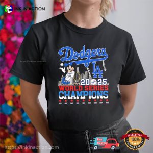 Mickey Los Angeles Dodgers Champs 2025 Tee