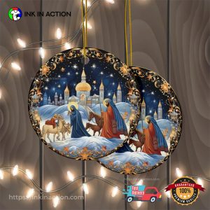 Orthodox Jesus Religious Christmas Ornament