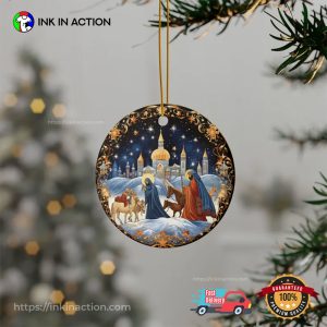 Orthodox Jesus Religious Christmas Ornament