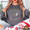 Overstimulated But Festive Dead Possum Christmas Comfort Colors Shirt
