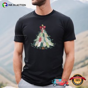 Patchwork Christmas Tree Coquette Vintage Shirt