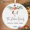 Personalized Family Christmas Keepsake Ornament