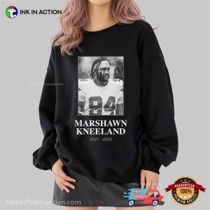 RIP Marshawn Kneeland Dallas Cowboys Football Shirt