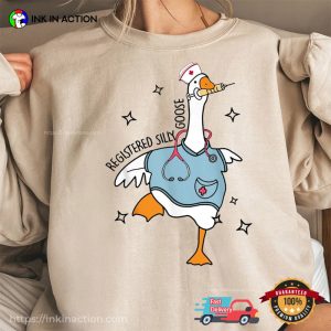 Registered Silly Goose Nurse Funny Shirt 1 InkInAction.com