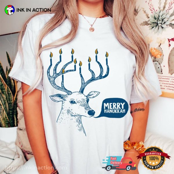 Retro Funny Merry Hannukah Shirt