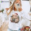 Retro Santa Claus And Kittens 90s Christmas Shirt