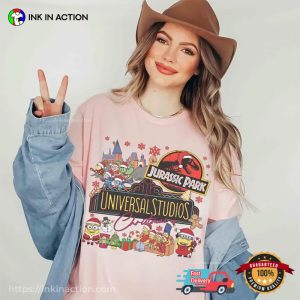 Retro Universal Studios Christmas Movie Comfort Colors T-shirt