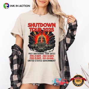 Shutdown Tour 2025 US Government Comfort Colors Tee