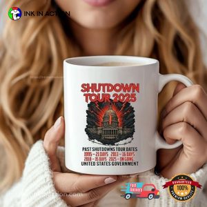 Shutdown Tour 2025 USA Political Mug
