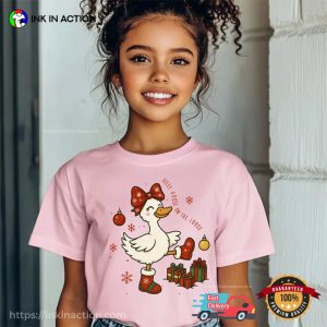 Silly Goose On The Loose, Christmas Girl Goose Shirt