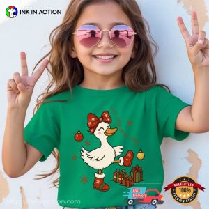 Silly Goose on the loose, Christmas Girl Goose Shirt 2