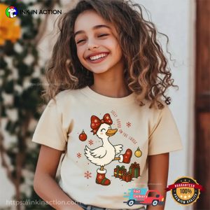 Silly Goose On The Loose, Christmas Girl Goose Shirt