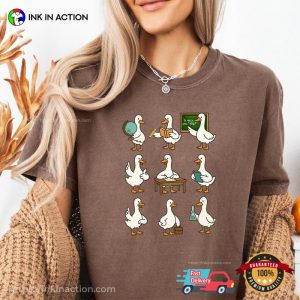 Silly Teacher Goose Comfort Colors Shirt