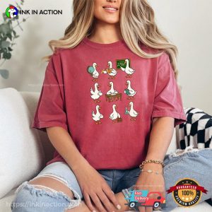 Silly Teacher Goose Comfort Colors Shirt 3 InkInAction.com