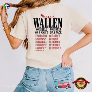 Still The Problem Tour 2026 Wallen 20 Cigarettes 2 Sided T-shirt