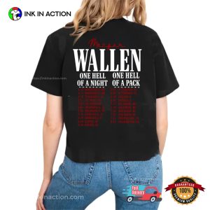 Still The Problem Tour 2026 wallen 20 cigarettes 2 Sided T shirt 4 InkInAction.com