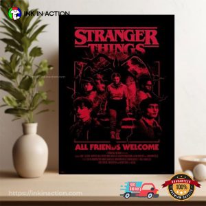 Stranger Things Season 5 All Friends Welcome Poster