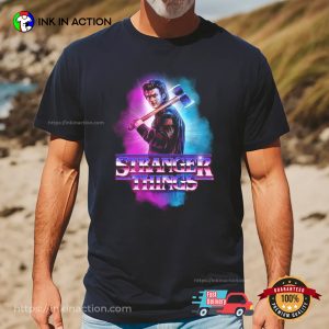 Stranger Things Season 5 Steve Harrington Metal Burst Shirt 3