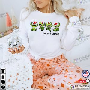 That’s Im Not Going Christmas Stitch Grinch Disney Xmas Shirts