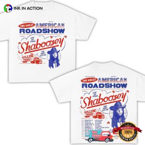 The Great American Road Show, Shaboozey Tour 2025 Dates Shirt 1 InkInAction.com