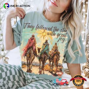 Three Wise Men Oil Painting the epiphany T shirt InkInAction.com