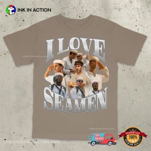 Vintage I Love Seamen Funny Meme shirt