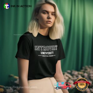 Vintage Introvert University Master Program Shirt