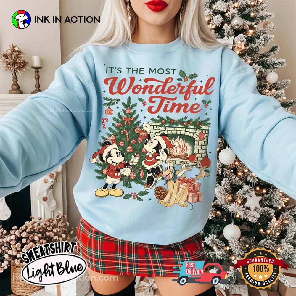 Vintage It’s The Most Wonderful Time Mickey & Friends Comfort Colors Tee