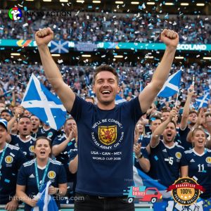 We'll Be Coming Tartan Army On Tour World Cup 2026 Shirt 3 InkInAction.com