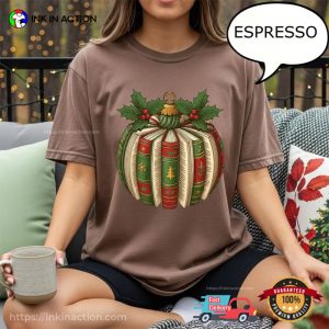 book xmas Pumpkin Comfort Colors Shirt 2 InkInAction.com