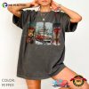 Western Christmas Cow Boots And Red Truck Comfort Colors Shirt